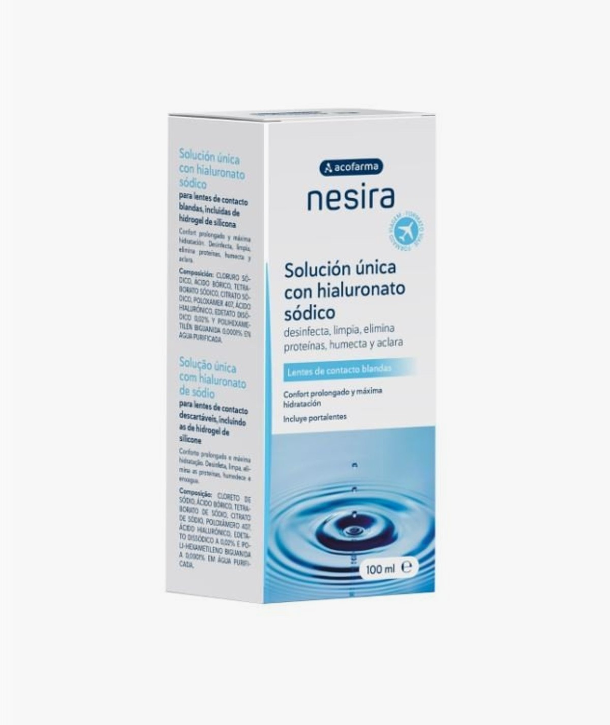 ACOFARMA NESIRA SOLUCION UNICA HIALURONATO SODICO 360 ML