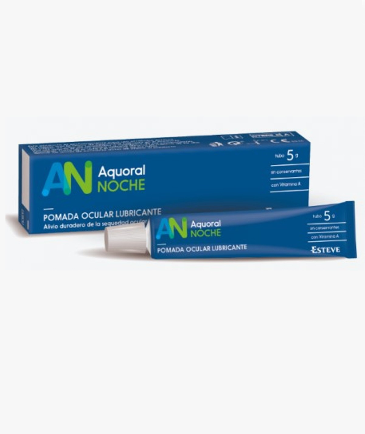 AQUORAL NOCHE POMADA OCULAR LUBRICANTE ESTERIL 1 TUBO 5 G