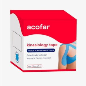 ACOFAR KINESIOLOGY TAPE VENDAJE 5MX5CM - COLOR AZUL