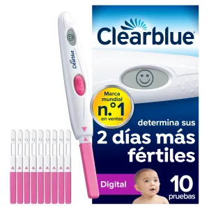 TEST DE OVULACION DIGITAL CLEARBLUE 10 UNIDADES