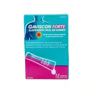 GAVISCON FORTE 12 SOBRES SUSPENSION ORAL 10 ML