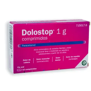 DOLOSTOP 1 G 10 COMPRIMIDOS