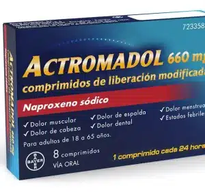 ACTROMADOL 660 MG 8 COMPRIMIDOS LIBERACION MODIFICADA
