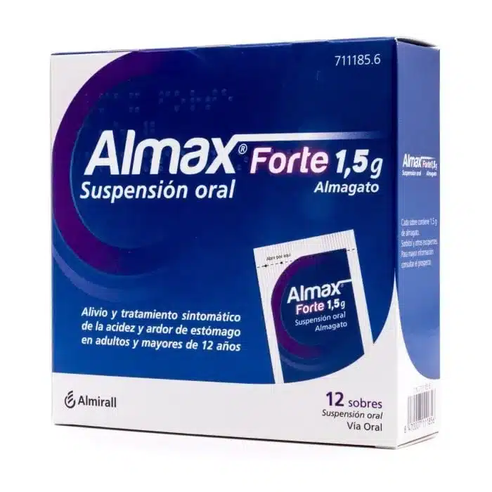 ALMAX FORTE 1,5 G 12 SOBRES SUSPENSION ORAL
