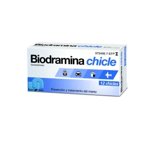 BIODRAMINA 20 MG 12 CHICLES MEDICAMENTOSOS