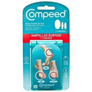 COMPEED AMPOLLAS HIDROCOLOIDE SURTIDO 5 U