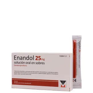 ENANDOL 25 MG 10 SOBRES SOLUCION ORAL 10 ML