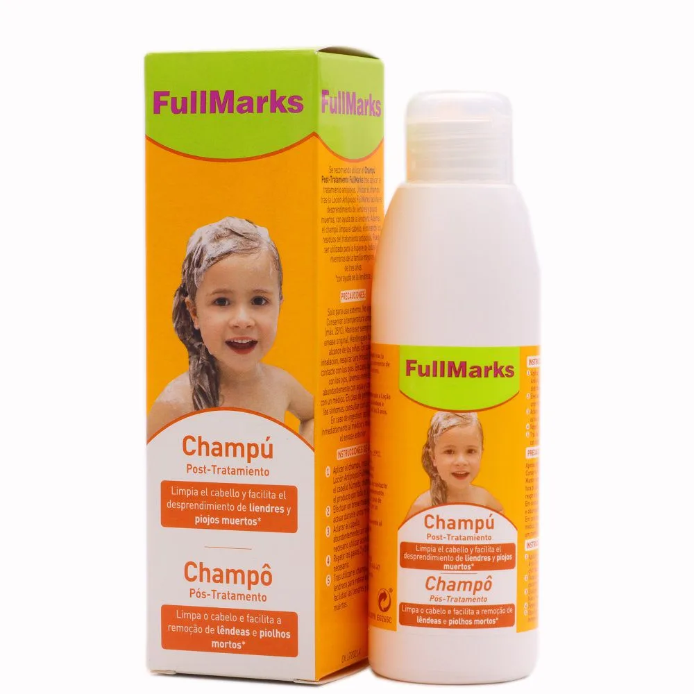 FULLMARKS CHAMPU POST- TRATAMIENTO PEDICULICIDA  1 ENVASE 15