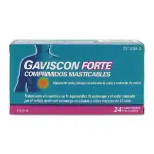 GAVISCON FORTE 24 COMPRIMIDOS MASTICABLES