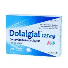 DOLALGIAL CLONIXINO LISINA 125 MG 20 COMPRIMIDOS RECUBIERTOS