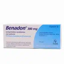 BENADON 300 MG 20 COMPRIMIDOS RECUBIERTOS
