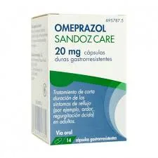 OMEPRAZOL SANDOZ CARE EFG 20 MG 14 CAPSULAS GASTRORRESISTENTES