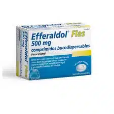 EFFERALDOL FLAS 500 MG 16 COMPRIMIDOS BUCODISPERSABLES