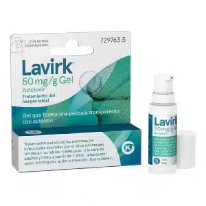 LAVIRK 50 MG G GEL CUTANEO 1 TUBO 5 G + BOMBA DOSIFICADORA