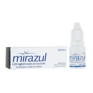 MIRAZUL 1,25 MG ML COLIRIO EN SOLUCION 1 FRASCO 10 ML