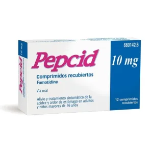PEPCID 10 MG 12 COMPRIMIDOS RECUBIERTOS