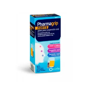 PHARMAGRIP FORTE 10 SOBRES POLVO PARA SUSPENSION ORAL