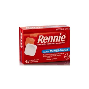 RENNIE 680 MG 80 MG 48 COMPRIMIDOS MASTICABLES (CON SACAROSA