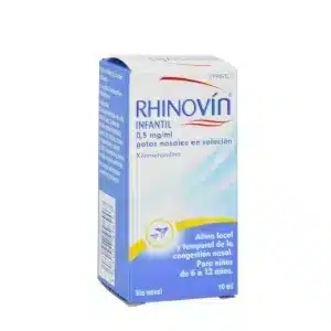 RHINOVIN INFANTIL 0,5 MG ML GOTAS NASALES EN SOLUCION 1 FRAS