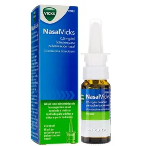 NASALVICKS 0,5 MG ML SOLUCION PARA PULVERIZACION NASAL 1 FRASCO