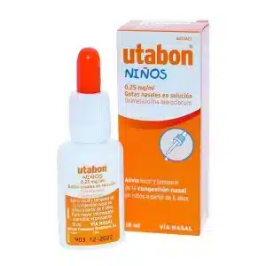 UTABON NIÑOS 0,25 MG ML GOTAS NASALES EN SOLUCION 1 FRASCO 1