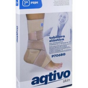 TOBILLERA ELASTICA PRIM AQTIVO SKIN CON ALMOHADILLAS MALEOLA