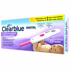 TEST DE OVULACION DIGITAL CLEARBLUE 10 UNIDADES
