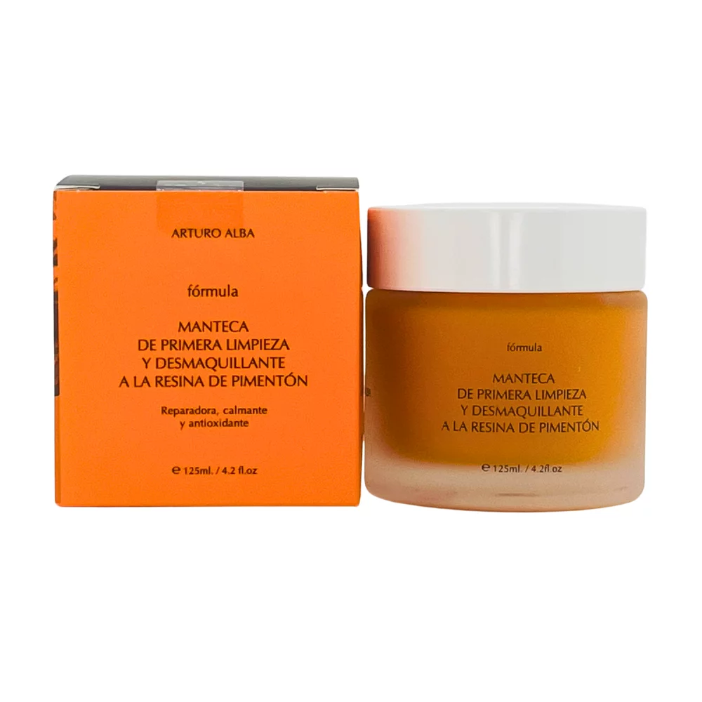 MANTECA DE PRIMERA LIMPIEZA Y DESMAQUILLANTE A LA RESINA DE PIMENTON 125ML ARTURO ALBA