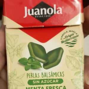 JUANOLA PERLAS  1 ENVASE 25 g SABOR MENTA FRESCA